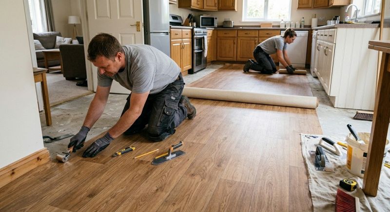 Linoleum Floor Installation in Paramus, NJ