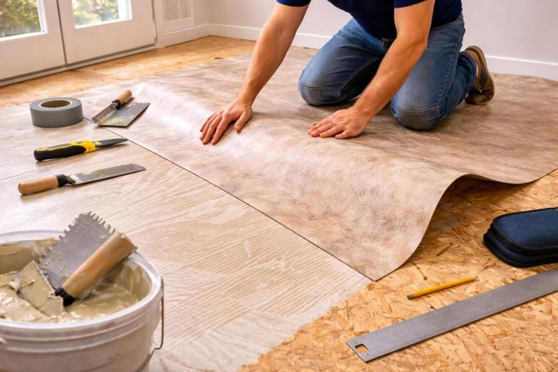 Sheet Flooring Installation in Jersey City, NJ