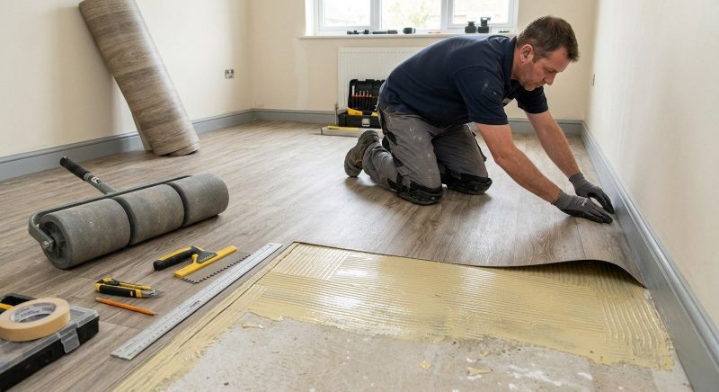 Sheet Linoleum Installation in Paramus, NJ