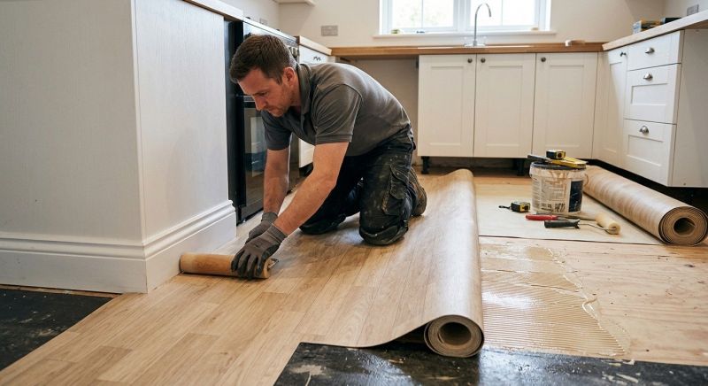 Sheet Linoleum Installation in Union City, NJ