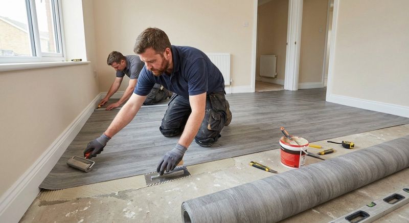 Sheet Linoleum Installation in West Harrison, NY