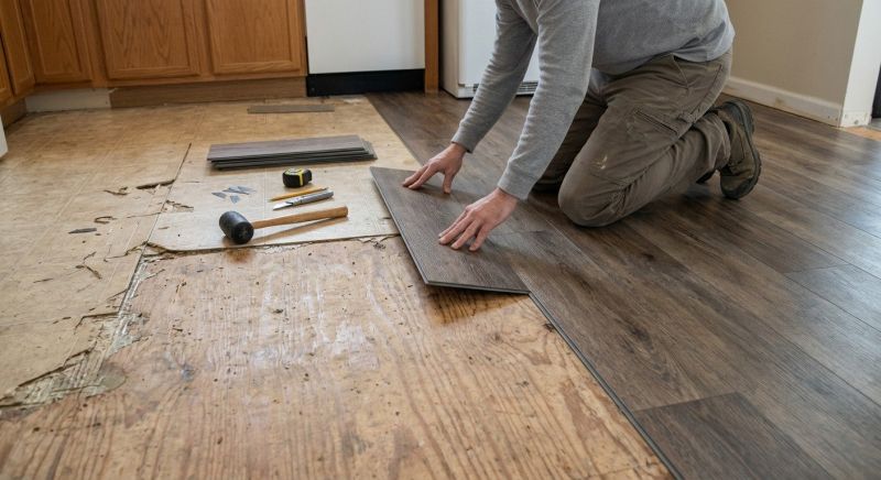 Vinyl Floor Replacement in Paramus, NJ