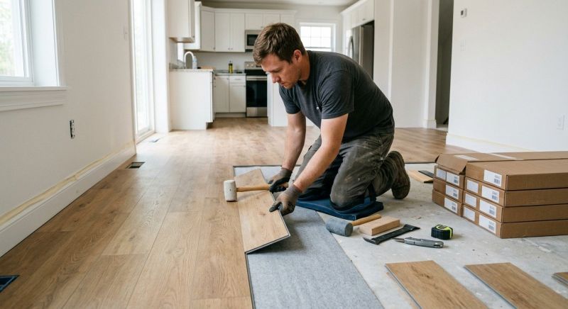 Vinyl Plank Floor Installation in Paramus, NJ