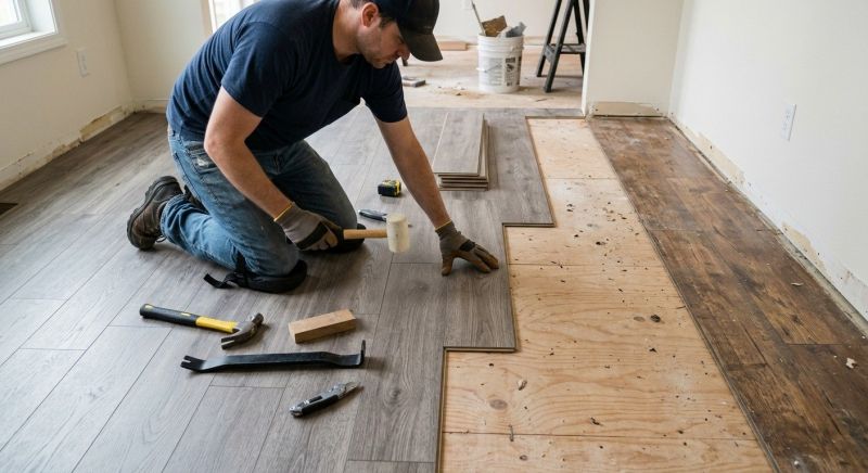 Laminate Floor Replacement in Roslyn, NY